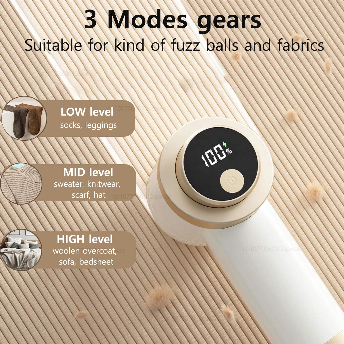 Lint Remover for Clothing Electric Pellet Fluff Remover Portable Rechargeable Fabric Shaver Removes Lint from Clothes
